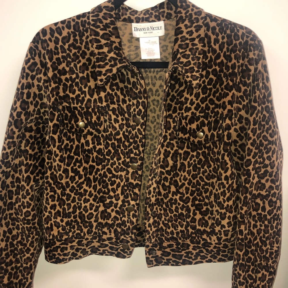 Danny & Nichole Leopard Print Jacket